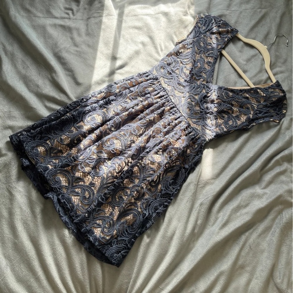 Blue lace Francescas dress